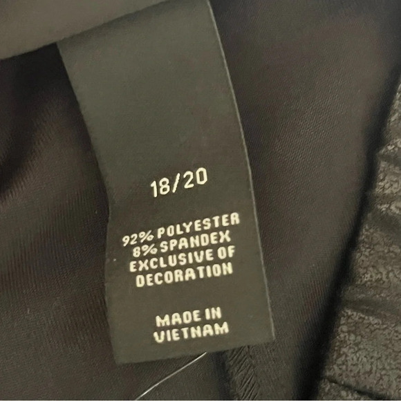 Lane Bryant Black Stretchy Pants size 18/20 - Picture 8 of 8